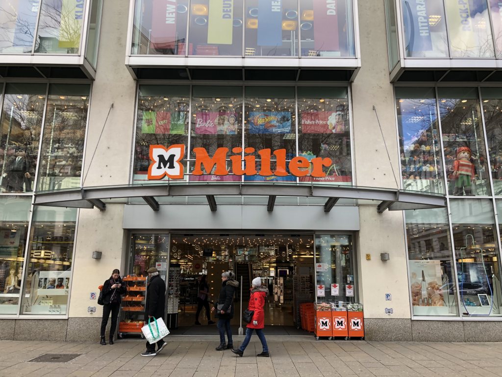 Drogeriemarkt Müller in der Mariahilferstraße in Wien